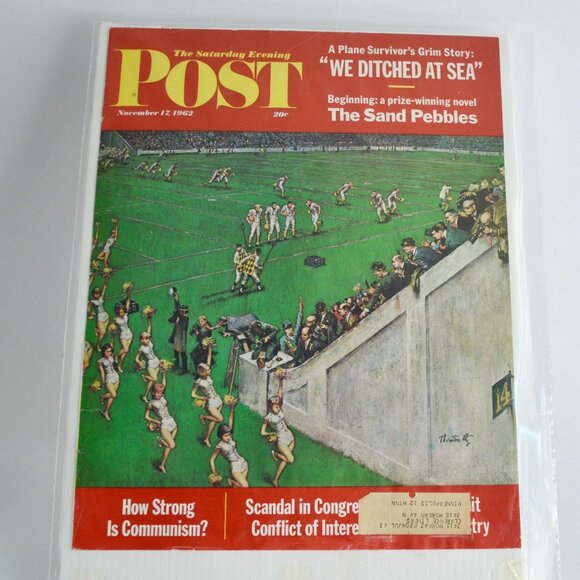 The Saturday Evening Post Magazine COVER November NOV 17 1962 - Picture 1 of 3